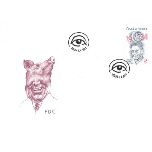 0760 FDC - Osobnosti - George Orwell