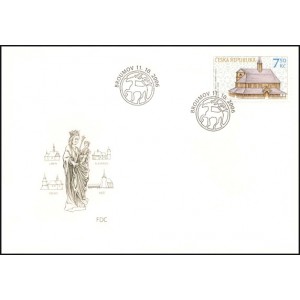 0490-491 (série FDC) - Lidová architektura - Dřevěné kostelíky