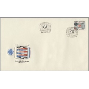 2583 FDC - 30 let Československé televize