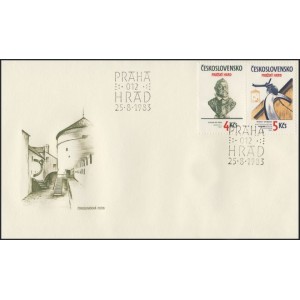 2598-2599 FDC - Pražský hrad 1983