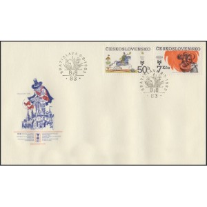 2600-2603 (série FDC) - IX. BIB 1983