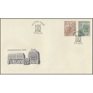 2614-2615 FDC - 100 let Národního divadla a Rok českého divadla