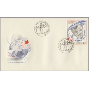 2482 FDC - 20. výročí prvního letu člověka do vesmíru