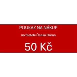 Dárkový poukaz na 50 Kč