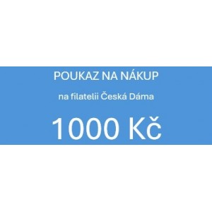 Dárkový poukaz na 1000 Kč