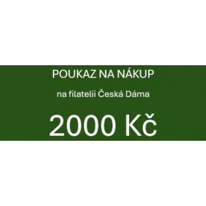 Dárkový poukaz na 2000 Kč